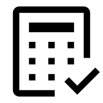 Calculator Check SVG Icon